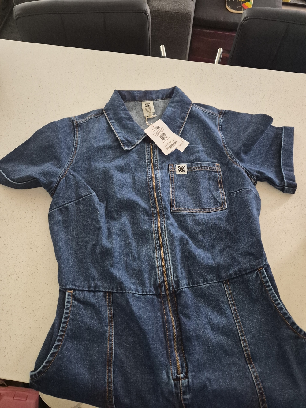 NWT - Lucy and Yak Denim Jumpsuit
